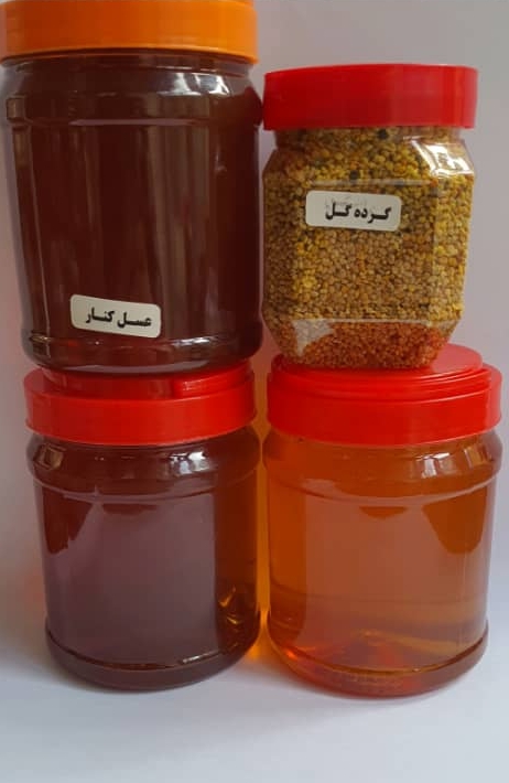 پک ۴ عددی گرده گل ۳۰۰گرم،۱کیلو کنار،۱کیلو گون اویشن،۱کیلو عسل ییلاق درمانی